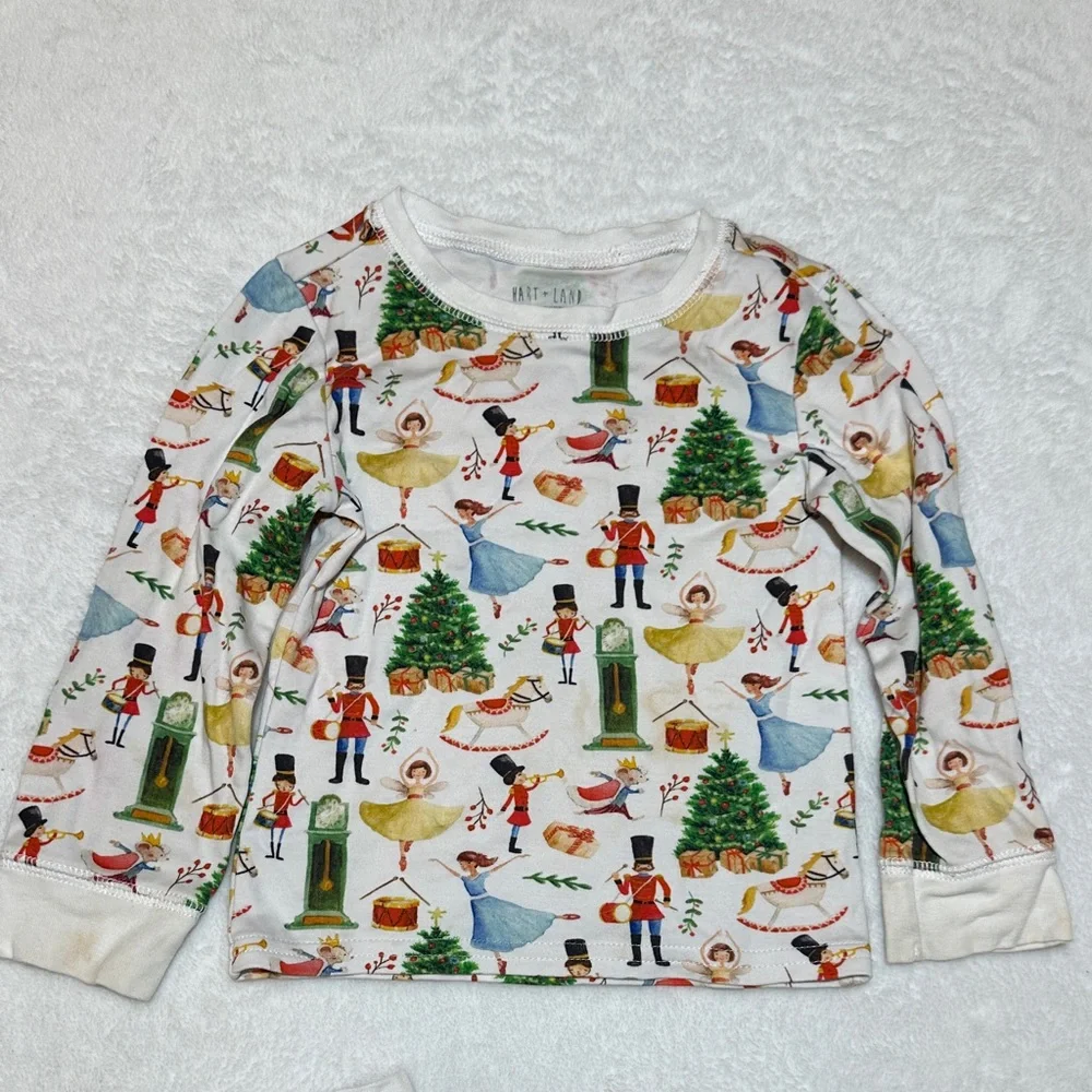 Hart + Land Nutcracker print Kids Pajama Set 18/24mo
